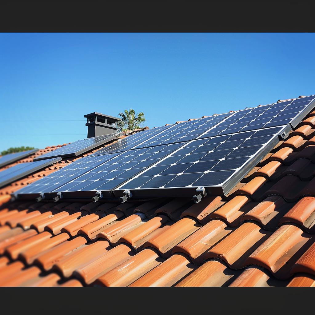 Anti-sliding Pitched Tile Roof Solar Mounting