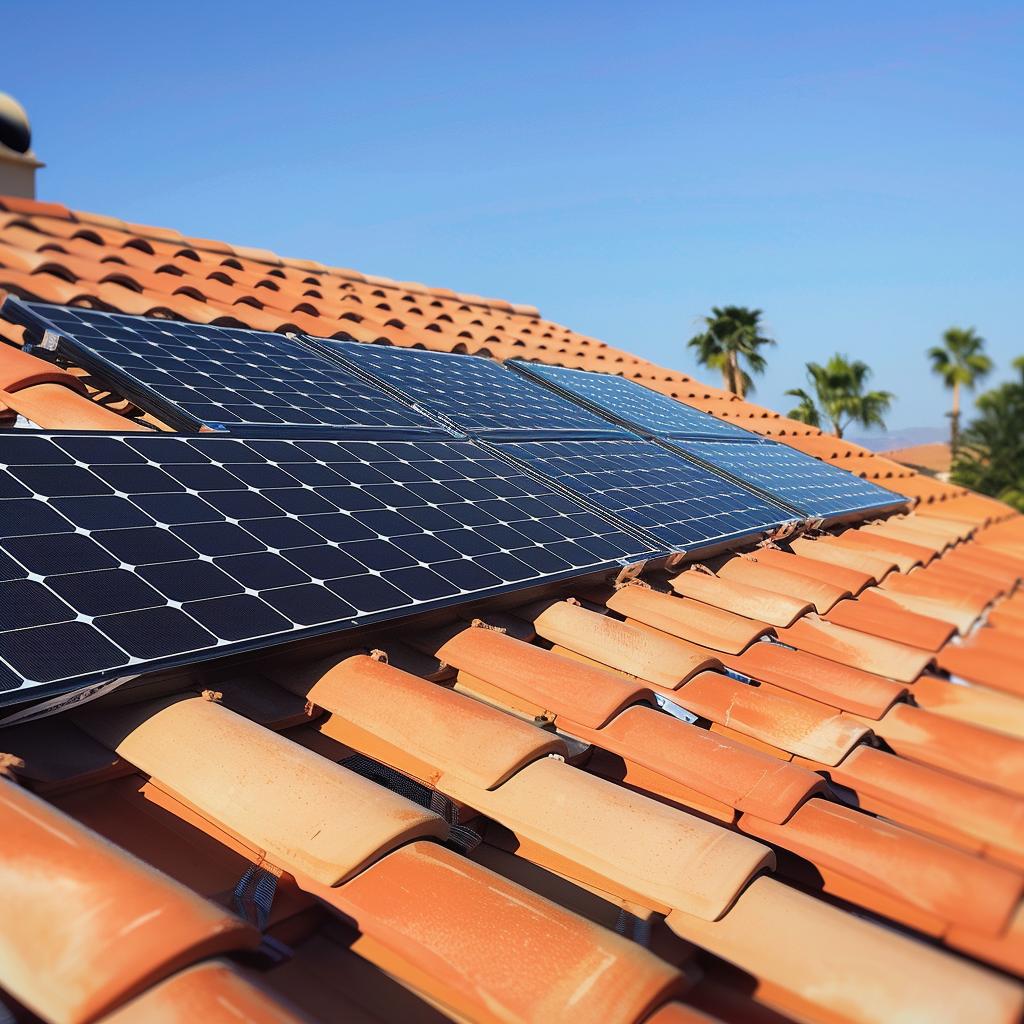 Anti-sliding Pitched Tile Roof Solar Mounting