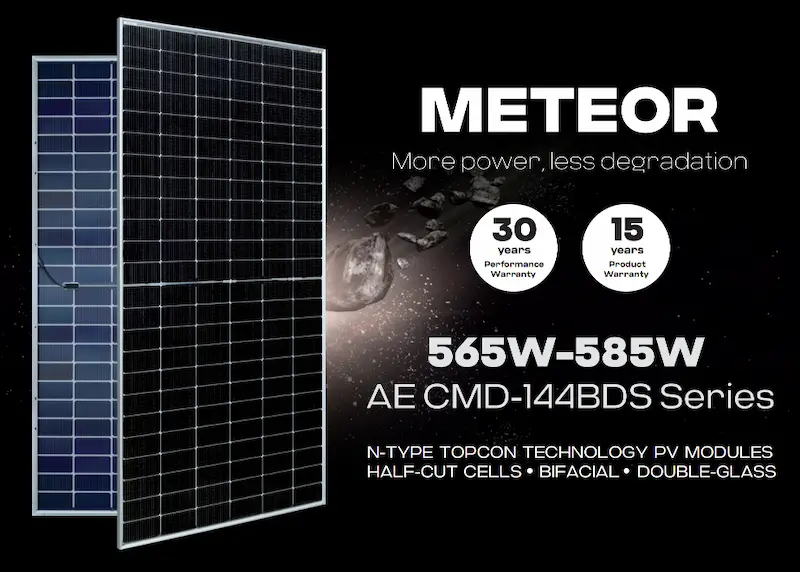 Ground-mounted solar panels